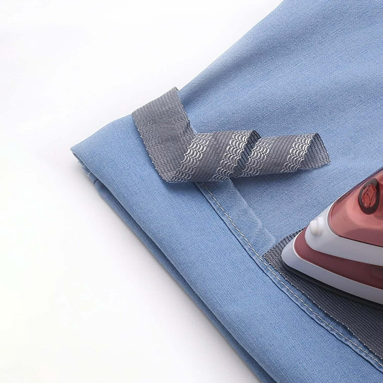 DYNWAVE Polyester Hem Tape Pants Shortening Tape Pants Fabric Tape 1 inch x 5.5 Yards Iron on Hemming Tape for Clothes Jeans Dress Trousers Sewing 5M Blue