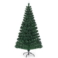 thumbnail image 1 of Costway 5' Pre-Lit Artificial Christmas Tree Fiber Optic w/ 180 LED Lights & Top Star, 1 of 9