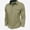 Army Green, variant on WAVSUF Men's Knitted Cotton Tee Long Sleeve Turn Down Collar Loose Fit Fall Casual Daily Shirts XL