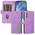 thumbnail image 1 of Compatible with Samsung Galaxy S21 FE 5G PU Leather Wallet Case with Card Holder Magnetic Closure Cover, 1 of 5