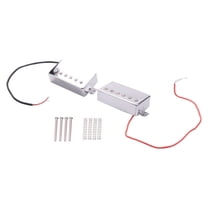 TOP! Set of 2 Electric Guitar Humbucker Pickup Neck Bridge Pickups for LP Accessories Chrome