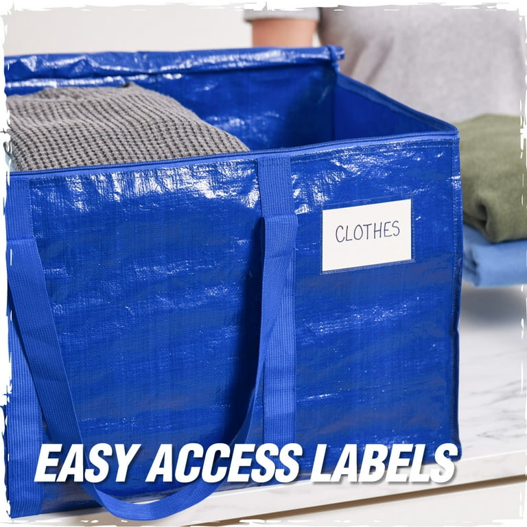 RUGGED RHINO Extra Large Moving Bags 50lb Capacity Water Resistant