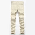 thumbnail image 5 of SWSMCLT Men's Pleated Denim Pants Stretch Pants Chic Jeans Comfy Classic Soft Lightweight Patterned2 40, 5 of 5