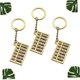 thumbnail image 5 of WEUVEB 3Pcs Golden Abacus Keychains Stylish Key Holder Durable Key Decoration Pendant for Backpack, 5 of 8