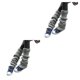 thumbnail image 3 of Calcetines hasta el muslo Qarigey calentadores de piernas Gris claro, 3 of 6