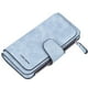 thumbnail image 1 of Cartera de mujer, Cartera de mujer esmerilada, Monedero con cremallera, Monedero con foto, Cartera larga para mujer, 1 of 5