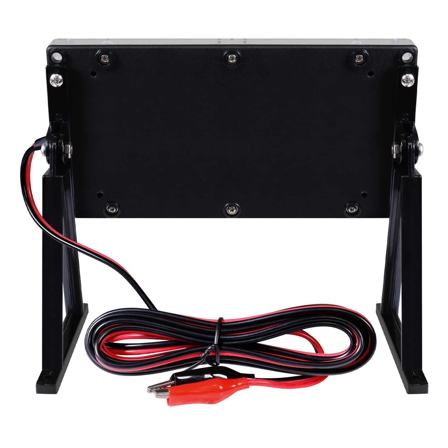6V SOLAR PANEL CHARGER WITH ALLIGATOR CLIPS