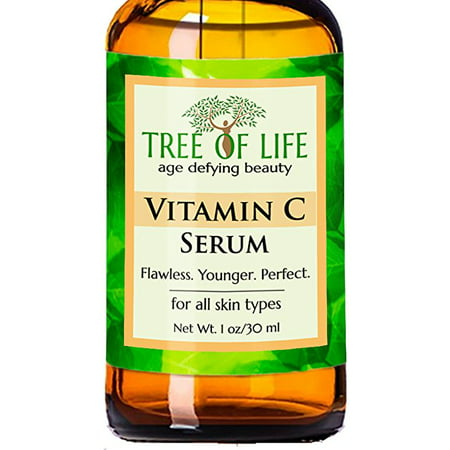 Vitamin C Serum for Face - Anti Aging Anti Wrinkle Facial Serum with Many Natural and Organic Ingredients - Paraben Free, Vegan - Best Vitamin C Serum for (Best Face Tightening Serum)