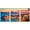 WHITE, variant on wall26 Framed Canvas Print Wall Art Set Pastel Neon Sunset Ocean Sea Dubrovnik Croatia Nature Cityscape Photography Realism Landscape Colorful for Living Room, Bedroom, Office - 16"x24"x3 W
