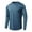 Dark Blue #02, variant on Nmnitkp Men's UPF 50+ Sun Protection UV SPF Shirts Long Sleeve Lightweight Quick Dry Swim T-Shirts Rash Guard Cool and Breathable Mens Sun Protection Shirts