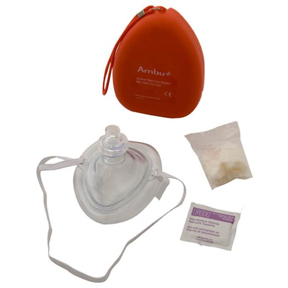 CPR Mask with 02 Inlet & Head