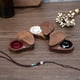 thumbnail image 2 of Joyero de madera maciza Caja de almacenamiento de nogal negro Regalo Anillo Pendientes Joyas Creativo Madera entera, 2 of 4