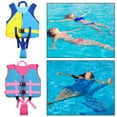 thumbnail image 2 of Pebbuoy Kids Swim Vest Adjustable Crotch Woven Strap Boys Girls Float Life Jacket Snorkel Kayaking Boating Drifting Buoyancy Safety Vest Swimming Aid Equipment, 2 of 6