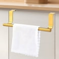 thumbnail image 2 of Perforation- Hanging Stainless Steel Towel Rack/rag Hanger/cabinet Door Back Towel Bar 4 Colors 2 Size, 2 of 9
