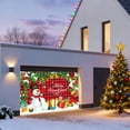 thumbnail image 6 of Hometravel Seasonal Garage Banner Display, Christmas Themed Door Decoration Flag, Party Atmosphere Backdrop for Outdoor Holiday Celebration, 6 of 6
