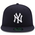 thumbnail image 2 of Men's New Era Navy New York Yankees Game Authentic Collection On-Field 59FIFTY Fitted Hat, 2 of 52