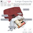 thumbnail image 4 of KXF Multi-layer Nylon Shoulder Bag for Women Large Capacity Crossbody Bag Lightweight Travel Satchel, 4 of 7