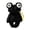 Black, variant on Fzsteel Funny Big Mouth Frog Hanging Ornament 7.87 x 3.54 Inches Soft Faux Fur Animal Pendant for Backpack Bag Christmas Tree Home Decoration