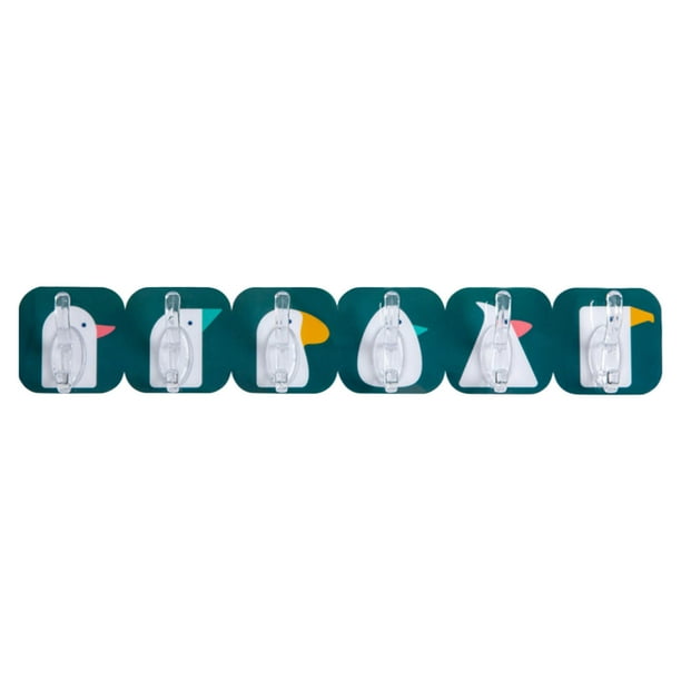 Of Hanging Adhesive Hooks No Hole Punching Non-marking Self-adhesive Hooks Corner Sticker Hooks Bathroom Kitchen Cloak Hooks