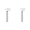 Silver(Wavy shape)X2pcs
