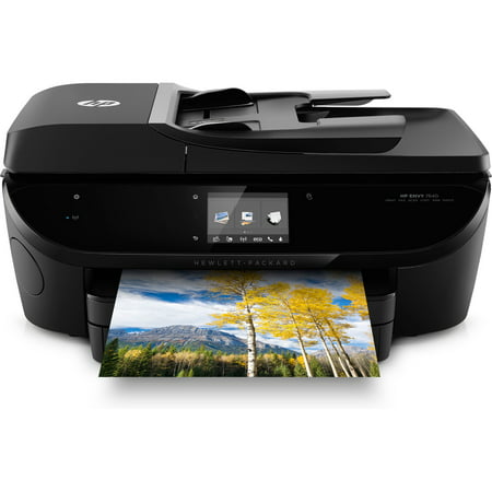 HP ENVY 7644 e-All-in-One Photo Quality Inkjet Printer, wireless printing, mobile phone compatible, in black (Certified