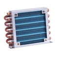 thumbnail image 2 of Condensador para refrigerador, radiador refrigerado por , tubo de cobre, pequeño, compacto y resistente, radiador de refrigeración por agua para, 2 of 8