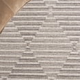 thumbnail image 6 of Safavieh Ebony Peregrine Diamond Area Rug, Beige/Ivory, 6' x 6' Square, 6 of 10