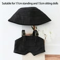 thumbnail image 3 of ​​LYINGF Handmade Premium Doll Overalls Set for 5.91-6.7inch Dolls - Complete Outfit with Hat & Glasses Accessories Ropa Para 17cm Dolls, Crafted Clothing for Collector Displays, 3 of 9