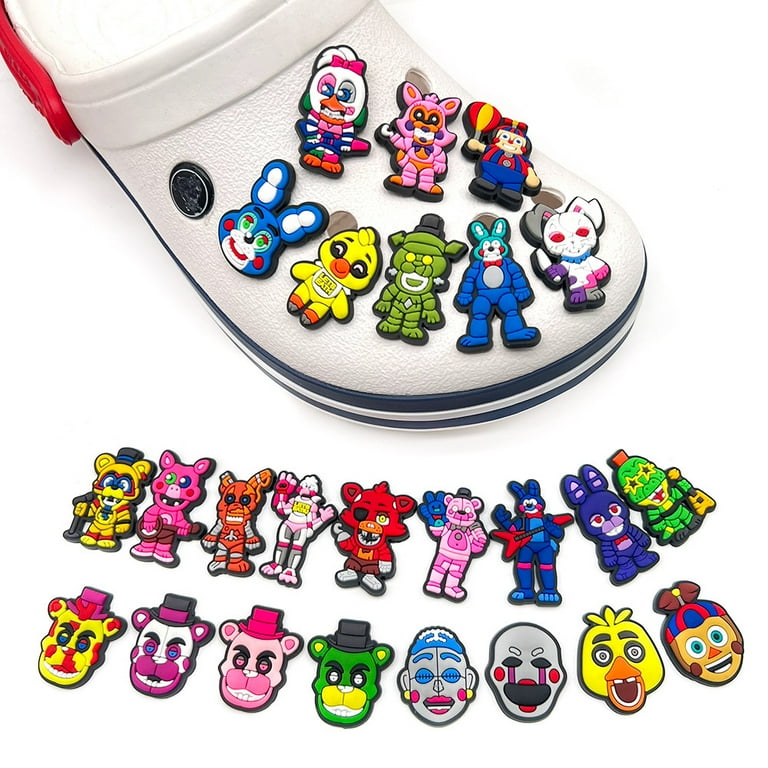 Nights at Freddy's Shoe Charms for Croc Clogs Sandals Bracelet