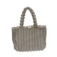 thumbnail image 2 of Bolso de tela suave para mujer - Bolso de hombro de gran capacidad en café, caqui, verde | Bolsa de tela espaciosa de 30x24x15cm, 2 of 6