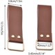 thumbnail image 1 of Tape Measure Holder, 2pcs Leather Belt Clip Tape Strong Measuring Tape Clip Tool Belt Tape Leather Belt Clip Drill Impact Tool Holster (dark Brown), 1 of 2