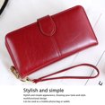 thumbnail image 4 of Cartera Elegante De Piel Sintética De Gran Capacidad Para Mujer Con Bloqueo RFID, Multifuncional Y Portátil Para Uso Diario, 4 of 7