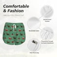thumbnail image 6 of Lsque Christmas Dachshund Printed Women's Running Shorts with Liner Pockets,Elastic Quick Dry Workout Athletic Gym Yoga Shorts,Womens High Waist Shorts-Large, 6 of 9