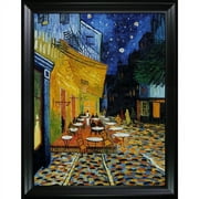 Tori Home 'Cafe Terrace at Night' by Vincent Van Gogh Oil Painting Print on Canvas