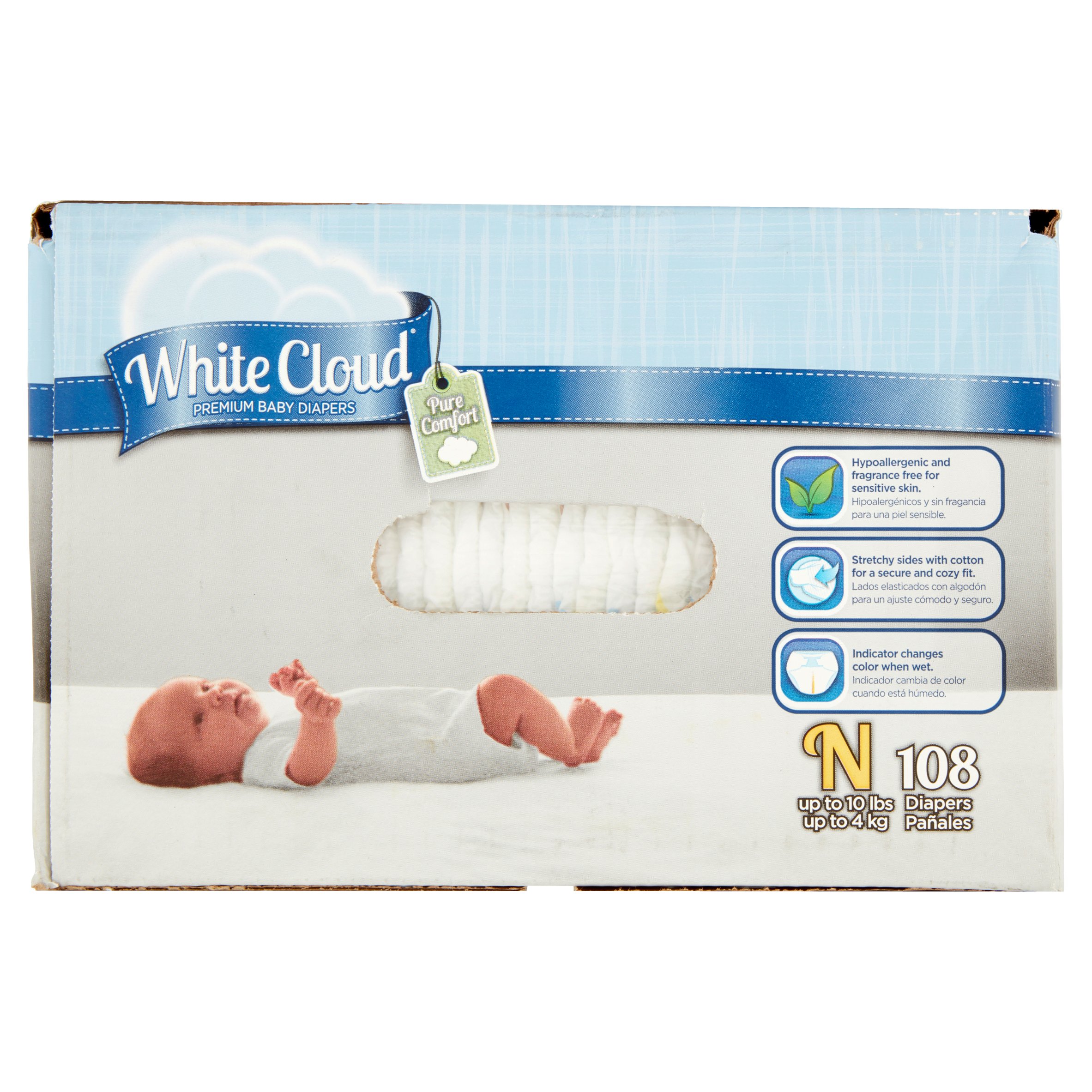 White Cloud Diaper Club Box, Newborn,108 ct - image 5 of 5