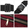 thumbnail image 4 of Unique Bargains 1 Pc Fanny Pack Argyle Waist Bag Red, 4 of 6