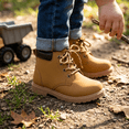 thumbnail image 6 of Josmo Unisex Toddler Lace Up Casual Construction Boots, Wheat, 6, 6 of 7