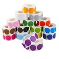 thumbnail image 4 of Sylvtty 500 Pcs 1" Colored Dot Stickers Round Color Coding Labels Waterproof Polka Circle Dot Stickers for Office Student Classroom, 4 of 7