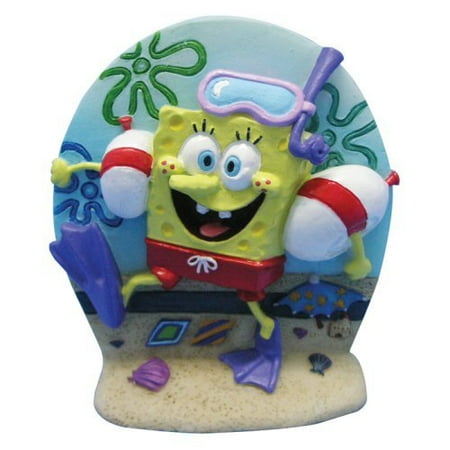 Penn Plax SpongeBob Scuba Diver Aquarium Figure