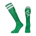 thumbnail image 3 of Kids Soccer Socks Striped Knee High Tube Socks Football Uniform Sports Socks for Boys Girls 6-12 Years Old Green, 3 of 3