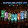 thumbnail image 2 of Fragrance Wax Melts Warmer with 7 Colors LED Changing Light Classic Black Forest Design Scent Oil Candle Warmer, 2 of 6