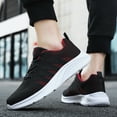 thumbnail image 3 of Mens Running Walking Tennis Shoes Mesh Lighweight Breathable Athletic Fitness Workout Golf Driving Work Sneakers, 3 of 6