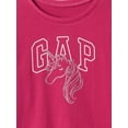 thumbnail image 2 of Camiseta Gráfica de Manga Corta para Bebé Niña GAP en Rosa Vivaz 19-2045 18-24M, 2 of 2