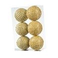 thumbnail image 3 of Bolas navideñas colgantes Macarena 6 piezas oro, 3 of 8