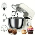 thumbnail image 6 of 4.76QT 380W Stand Mixer - 8-Speed Tilt-Head, Includes Whisk/Dough Hook/Beater - Perfect for Baking, Dough, Milkshakes & More, 6 of 13