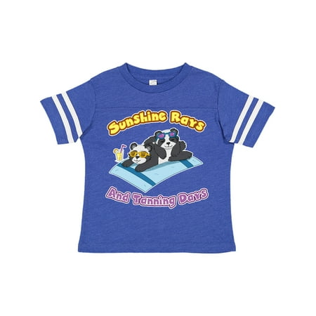 

Inktastic Cute Baby Pandas Sunshine Rays and Tanning Days Gift Toddler Boy or Toddler Girl T-Shirt