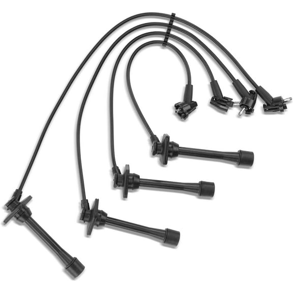 A-Premium Ignition Spark Plug Wires Set of 4 Compatible with Toyota Paseo 1992 1993 1994 L4 1.5L Gas