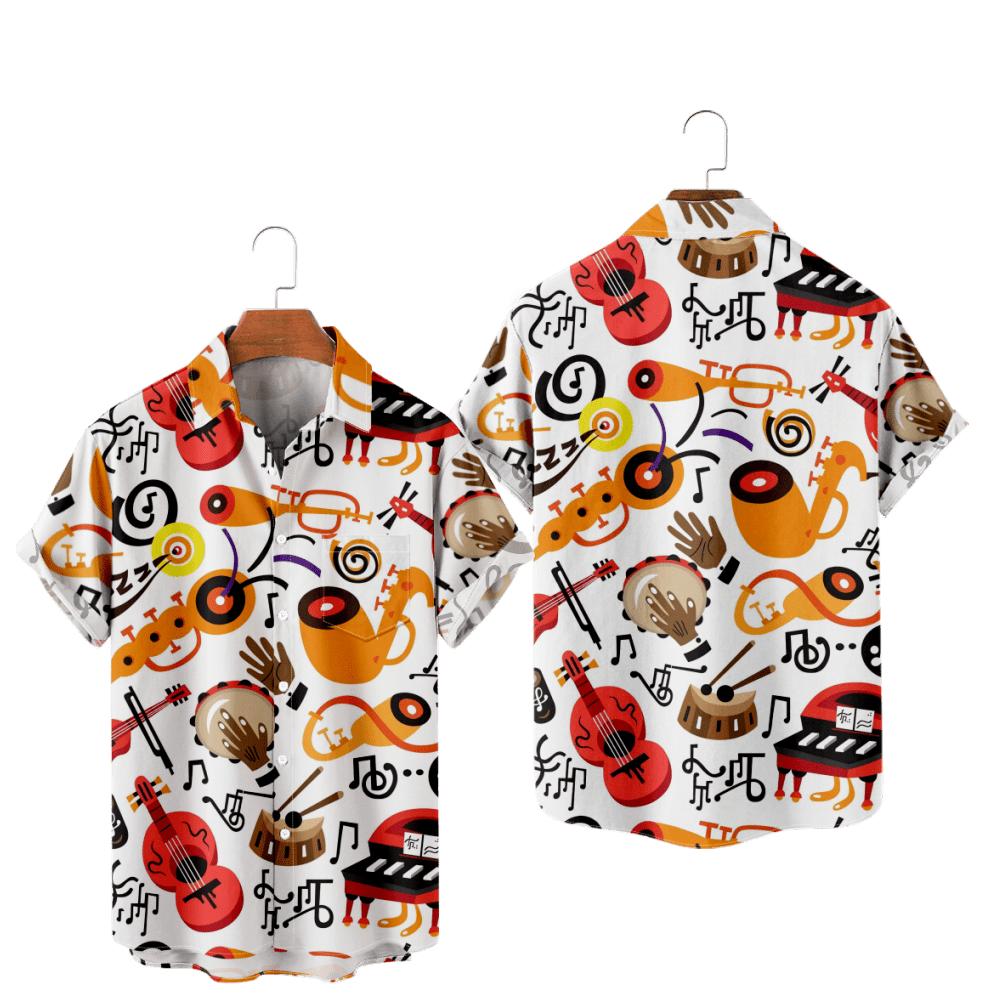 Vintage Bowling Shirts Button Down Shirts Hawaiian Short Sleeve For