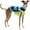 Blue, variant on HQREA Summer Sleeveless Dog T-Shirt, Breathable Dog Tank Tops for Italian Greyhound & Whippet