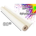 thumbnail image 2 of 81" Wide Extra Fine Linen 5.5 Yds Linen Canvas Roll, 14oz Triple Primed Gesso, Artist Quality by WholesaleArtsFrames-com, 2 of 6